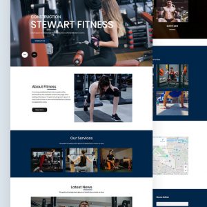 Misfit – GYM Fitness PSD Template