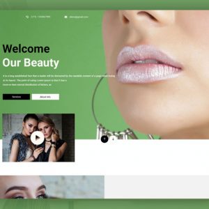 Beauty Salon PSD Template