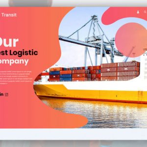 Transit – Free Logistic Company PSD Template