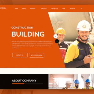 Gravitao – Construction Website PSD Template