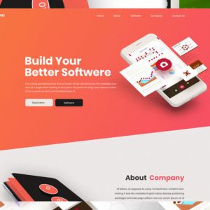Techno – Software Company PSD Template