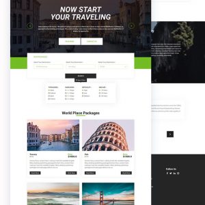 Trovol – Traveling PSD Template
