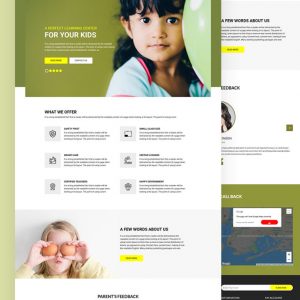 Brighton – Learning center PSD and HTML Template