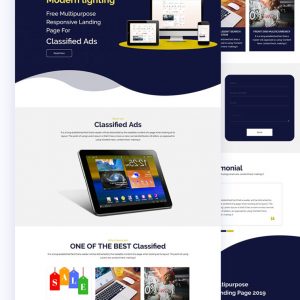 Cads – Free Classified PSD Template