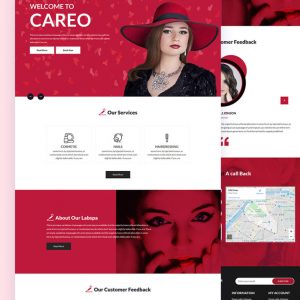 Careo – Beauty Spa PSD Template