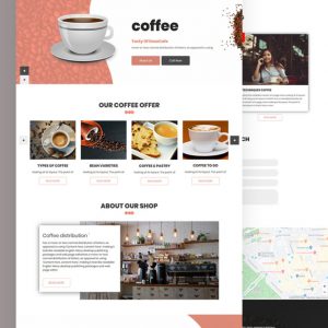Dozecafe – Coffee PSD Template