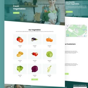 Eatveg – Vegetables HTML Website Template