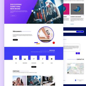 Elements – Web Design Psd Template