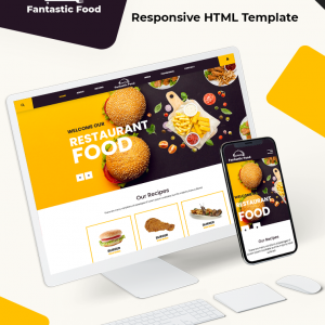Fantastic food – Restaurant Website Template