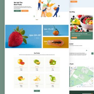 Floram – Free Fruits HTML Template
