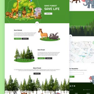Foanimal – Forest PSD Template