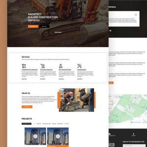 Fonicy – Architect PSD Template
