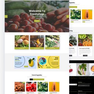 Freshshop – Ecommerce Bootstrap Website Template