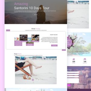 Go Tours – Travel PSD Template