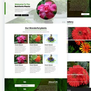 Greeno – Nursery Gardening PSD Template