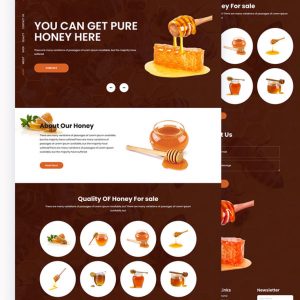 Hony – Honey PSD Template