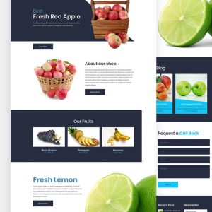 Jof – Fruit Shop PSD Template