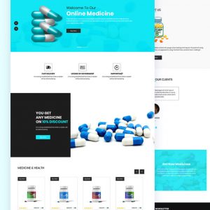 Medion – Medical Store PSD Template