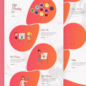 Peart – Painting PSD Template