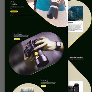 Photography Studio PSD Template