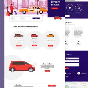 Rent4u – Rent Car PSD Template