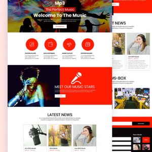 Fock – Music PSD Template
