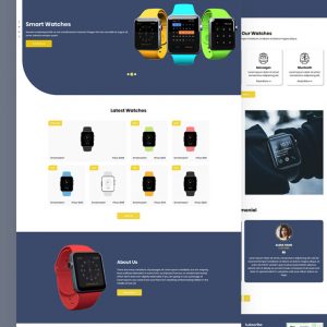 Timups – Smart Watches HTML Template