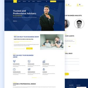 Webwing – Business Adviser PSD Template