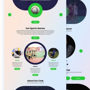 Yogast – Sports PSD Template